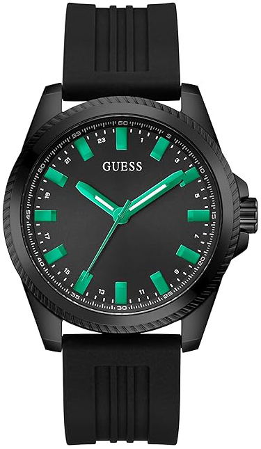 Guess Herrklocka GW0639G4 Champ Svart/Gummi Ø44 mm - Guess