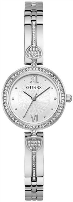 Guess Damklocka GW0655L1 Bejewelled Silverfärgad/Stål Ø27 mm - Guess