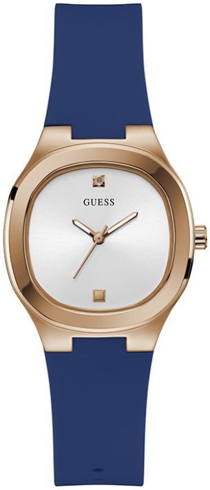 Guess Damklocka GW0658L3 Eve Silverfärgad/Gummi Ø32 mm - Guess