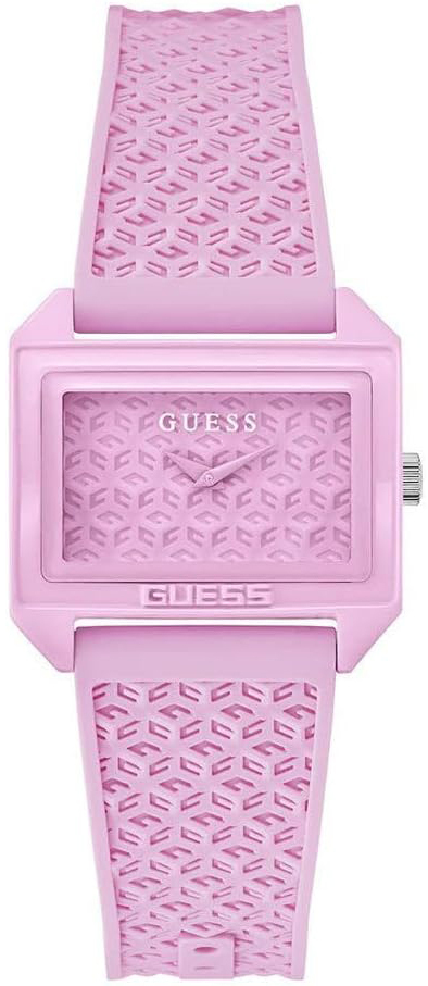 Guess Damklocka GW0677L2 Classic Rosa/Gummi - Guess