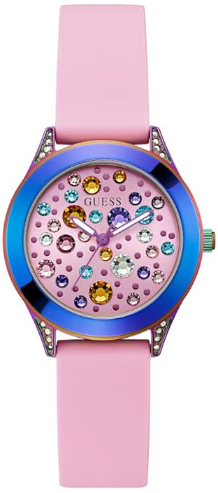 Guess Damklocka GW0678L3 Trend Rosa/Gummi Ø34 mm - Guess