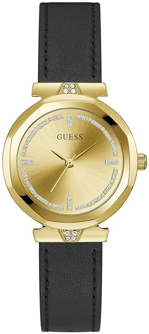 Guess Damklocka GW0689L2 Rumour Guld/L&auml;der &Oslash;34 mm