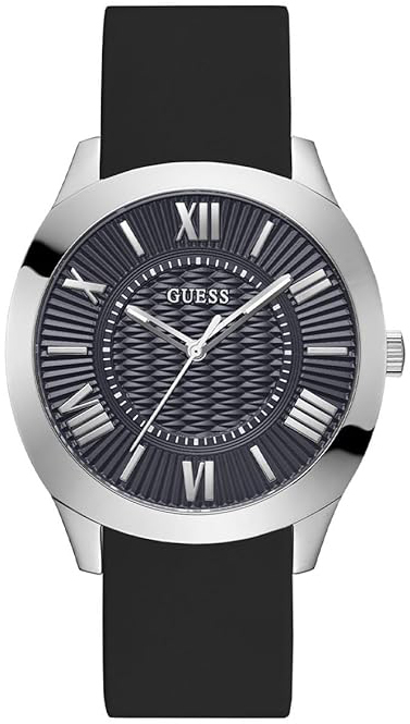 Guess Herrklocka GW0728G1 Arc Svart/Gummi Ø44 mm