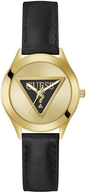Guess Damklocka GW0744L2 Plaque Guld/Läder Ø34 mm - Guess