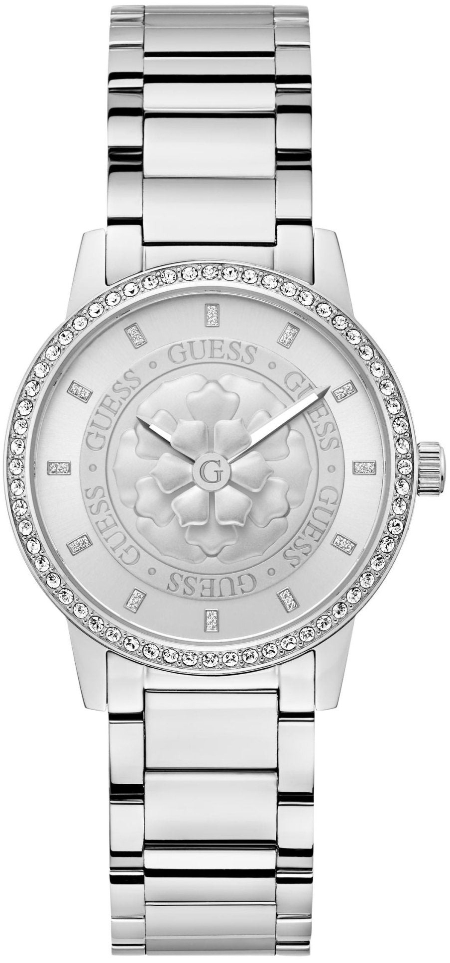 Guess Damklocka GW0747L1 Petal Silverfärgad/Stål Ø36 mm - Guess