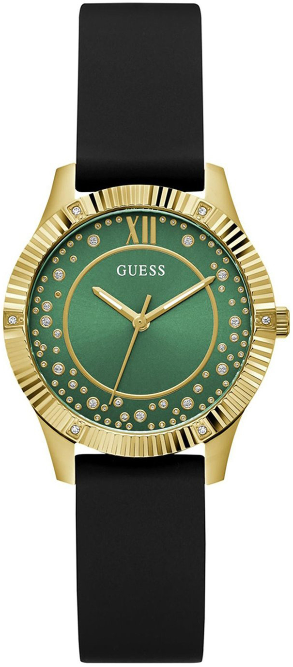 Guess Damklocka GW0766L3 Starstruck Grön/Gummi Ø34 mm - Guess
