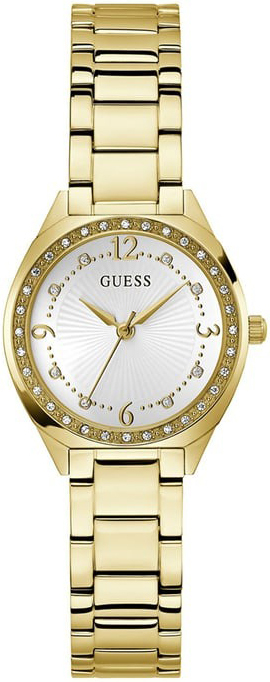 Guess Damklocka GW0767L2 Charlotte Silverfärgad/Gulguldtonat stål - Guess