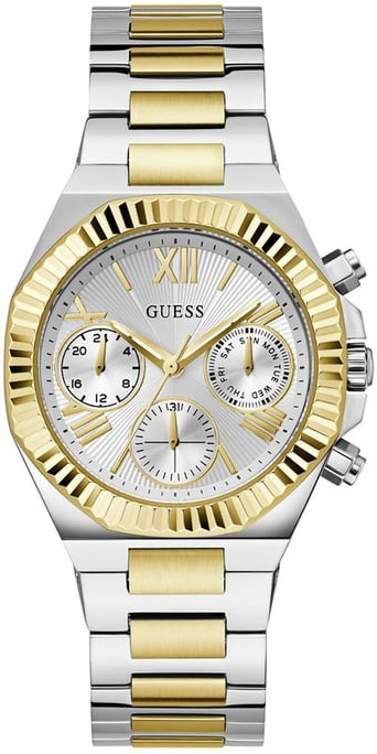 Guess Damklocka GW0769L3 Equality Silverfärgad/Gulguldtonat stål - Guess