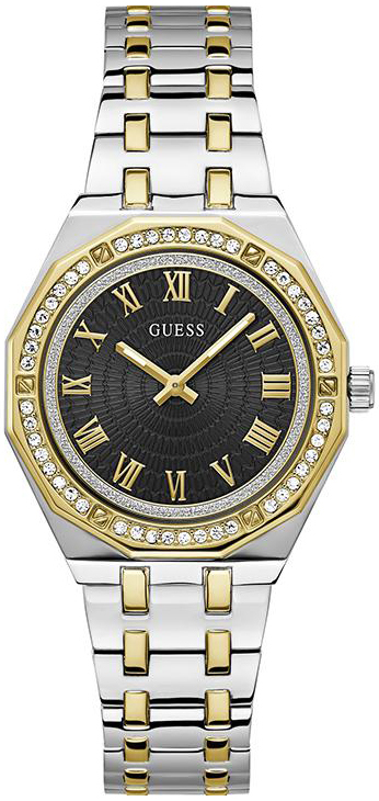 Guess Damklocka GW0770L4 Desire Svart/Gulguldtonat stål Ø36 mm - Guess
