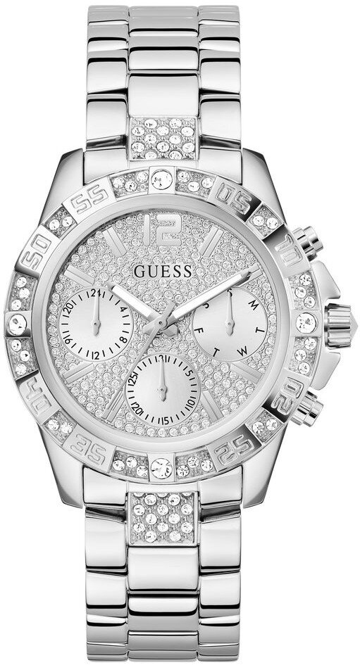 Guess Damklocka GW0771L1 Majesty Silverfärgad/Stål Ø40 mm - Guess