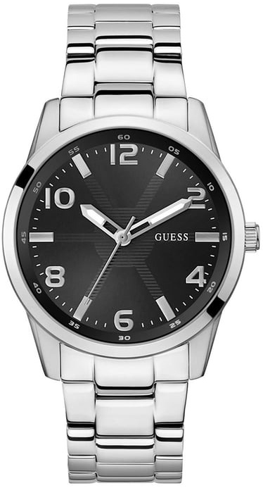 Guess Herrklocka GW0804G2 Monte Svart/Stål Ø42 mm