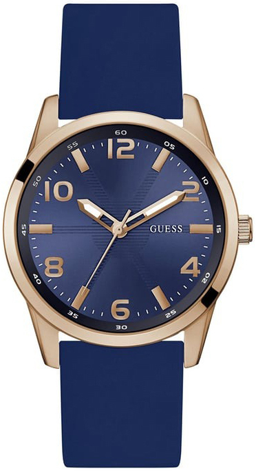 Guess Herrklocka GW0805G3 Monte Blå/Gummi Ø42 mm - Guess