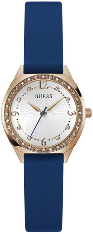 Guess Damklocka GW0820L2 Charlotte Silverfärgad/Gummi Ø30 mm - Guess
