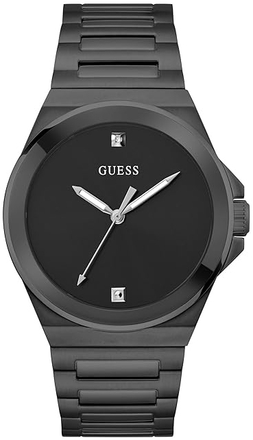 Guess Herrklocka GW0833G2 Vinyl Svart/Stål Ø44 mm - Guess