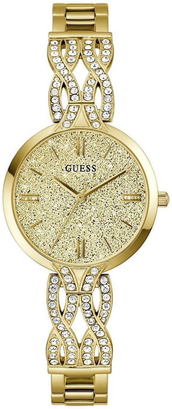 Guess Damklocka GW0868L2 Coral Guld/Gulguldtonat stål Ø32 mm - Guess