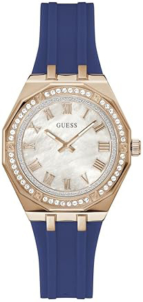 Guess Damklocka GW0872L3 Desire Vit/Gummi Ø36 mm - Guess