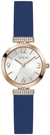 Guess Damklocka GW0912L3 Array Silverfärgad/Gummi Ø28 mm - Guess