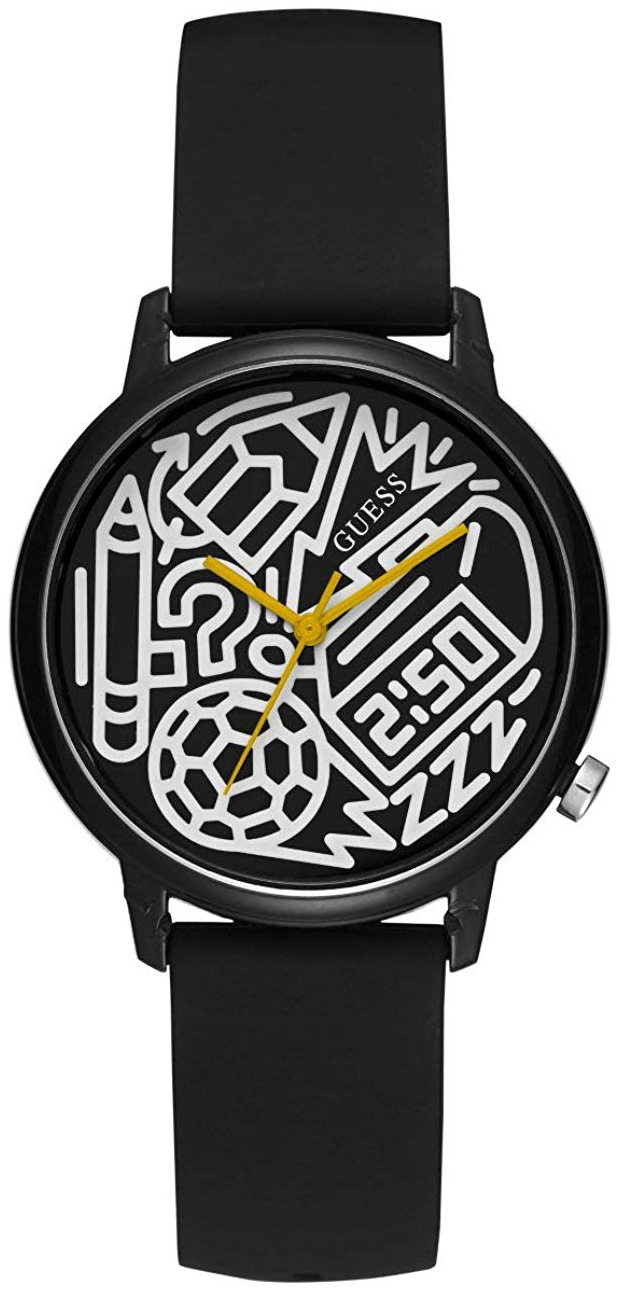 Guess V0023M8 Svart/Gummi Ø38 mm - Guess