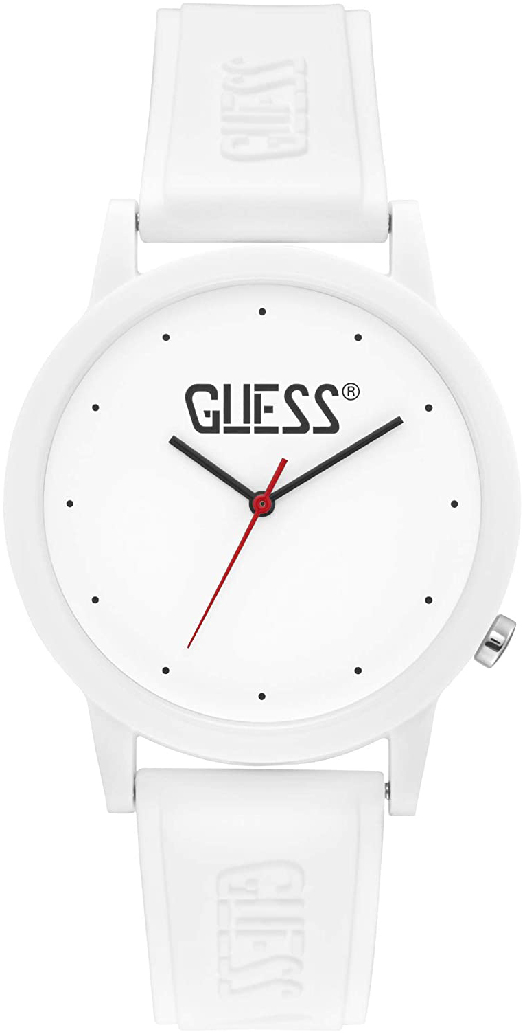 Guess Damklocka V1040M1 Vit/Gummi Ø42 mm