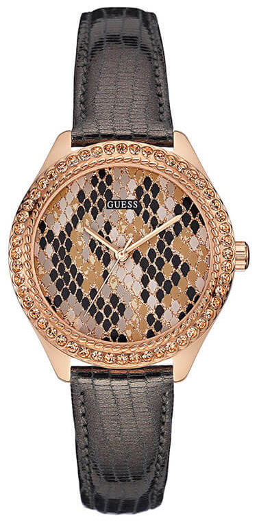 Guess Damklocka W0626L2 Mini Flerfärgad/Läder Ø36 mm - Guess