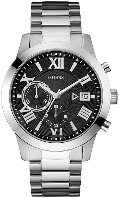 Guess Herrklocka W0668G3 Atlas Svart/Stål Ø45 mm - Guess