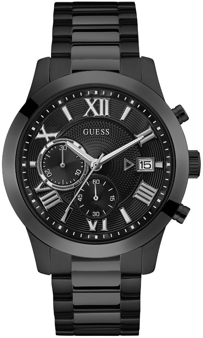Guess Herrklocka W0668G5 Atlas Svart/Stål Ø45 mm