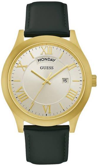 Guess Damklocka W0792G9 Metropolitan Silverf&auml;rgad/L&auml;der &Oslash;44 mm