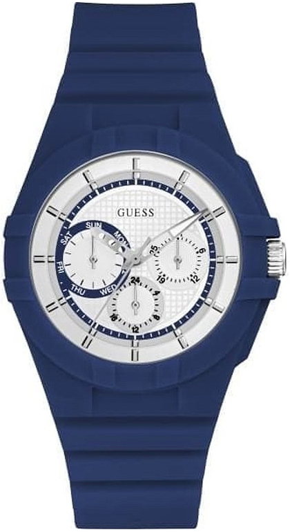 Guess Damklocka W0942L5 Silverfärgad/Gummi Ø42 mm - Guess