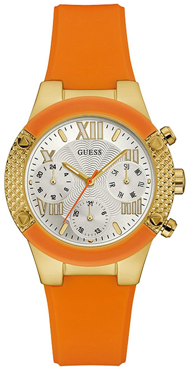 Guess Damklocka W0958L1 Silverfärgad/Gummi Ø44 mm - Guess