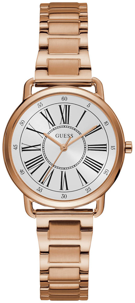 Guess Damklocka W1148L3 Jackie Silverfärgad/Roséguldstonat stål - Guess
