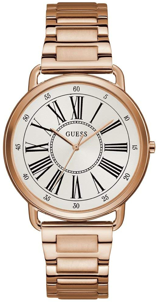 Guess Damklocka W1149L3 Kennedy Vit/Roséguldstonat stål Ø41 mm - Guess
