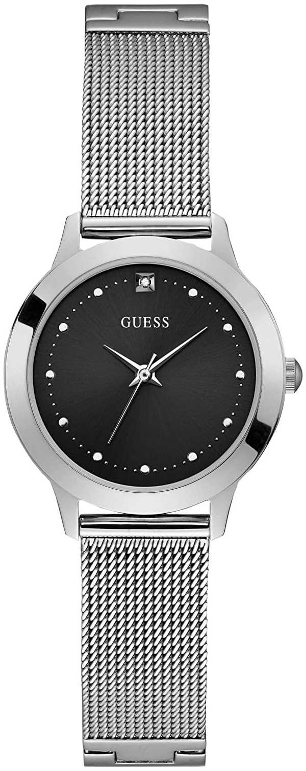 Guess Damklocka W1197L1 Svart/Stål Ø30 mm - Guess