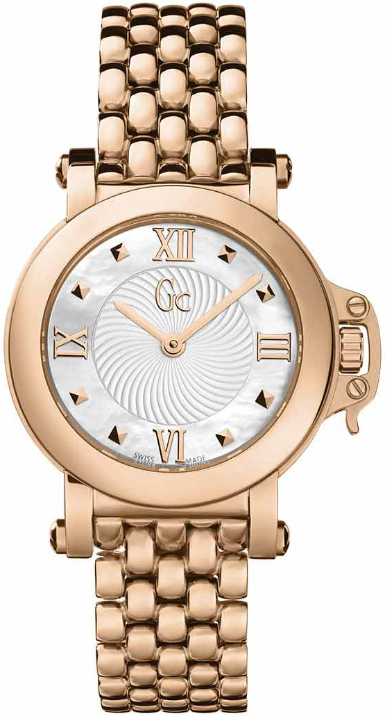 Guess Damklocka X52003L1S Vit/Roséguldstonat stål Ø30 mm - Guess