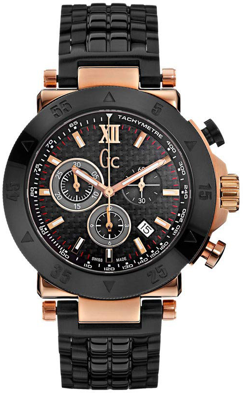 Guess Herrklocka X90006G2S Svart/Keramik Ø44 mm - Guess