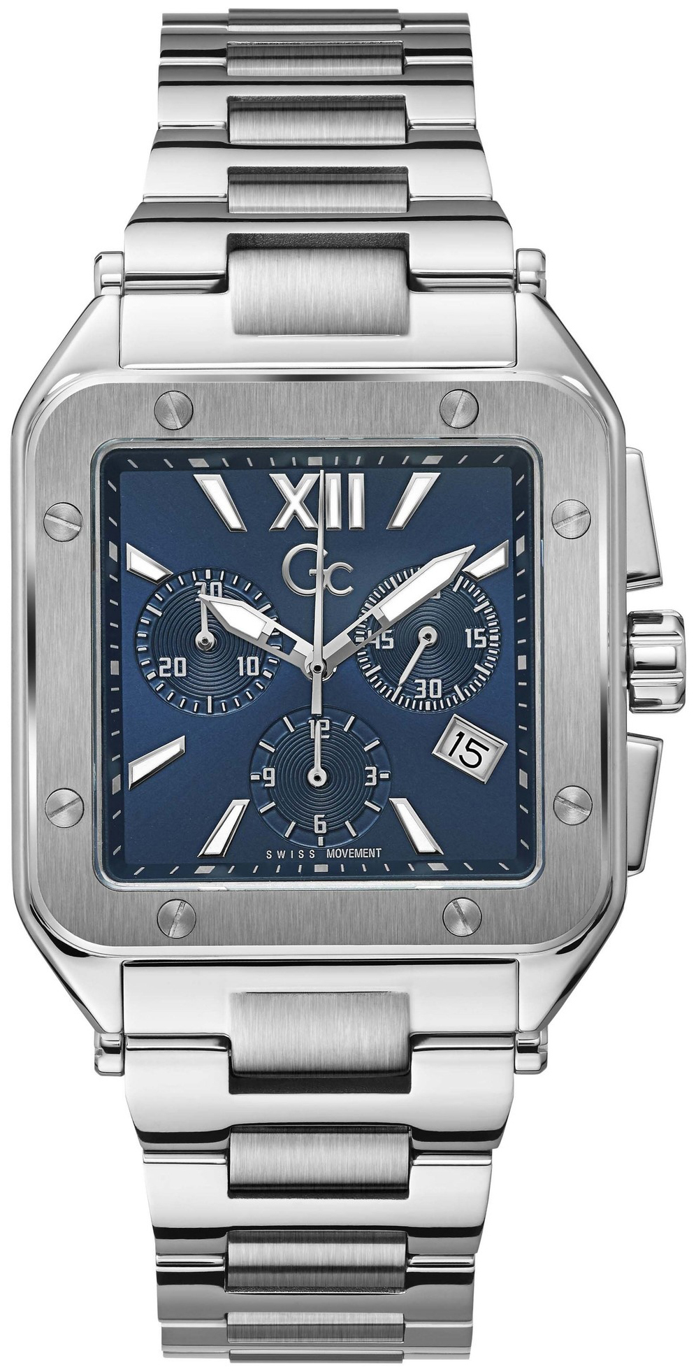 Guess Herrklocka Z08003G7MF Collection Blå/Stål - Guess
