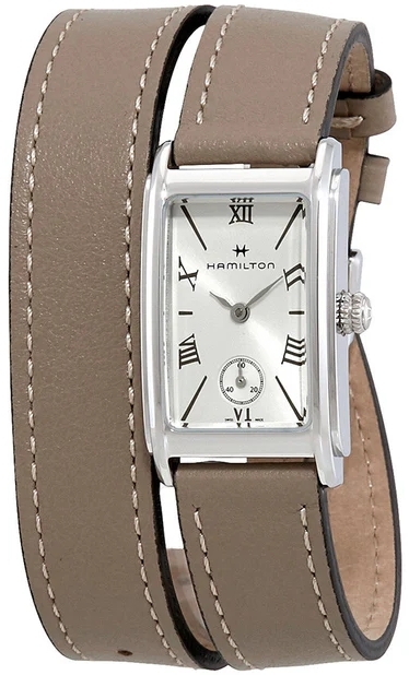 Hamilton Damklocka H11221914 Silverfärgad/Läder - Hamilton