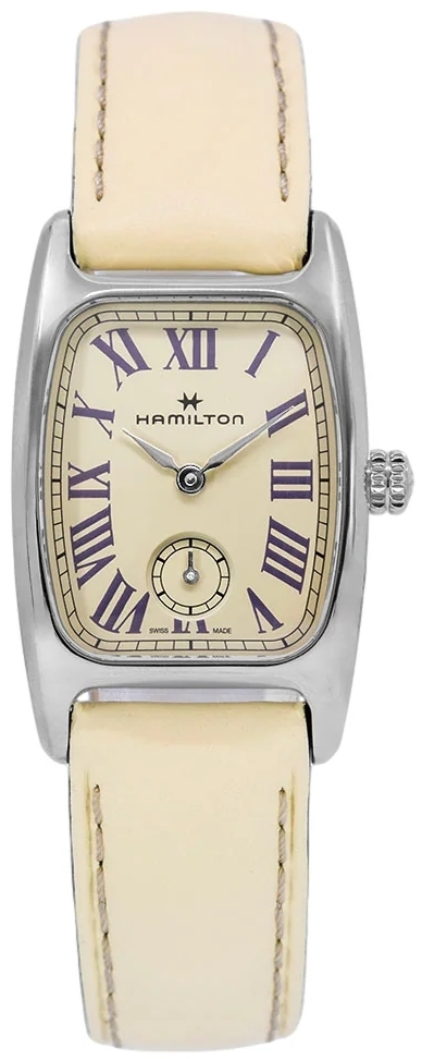 Hamilton Damklocka H13321821 American Classic Boulton Beige/Läder - Hamilton
