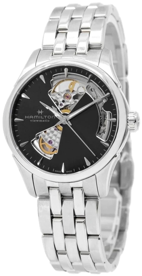 Hamilton Damklocka H32215130 Jazzmaster Svart/Stål Ø36 mm - Hamilton