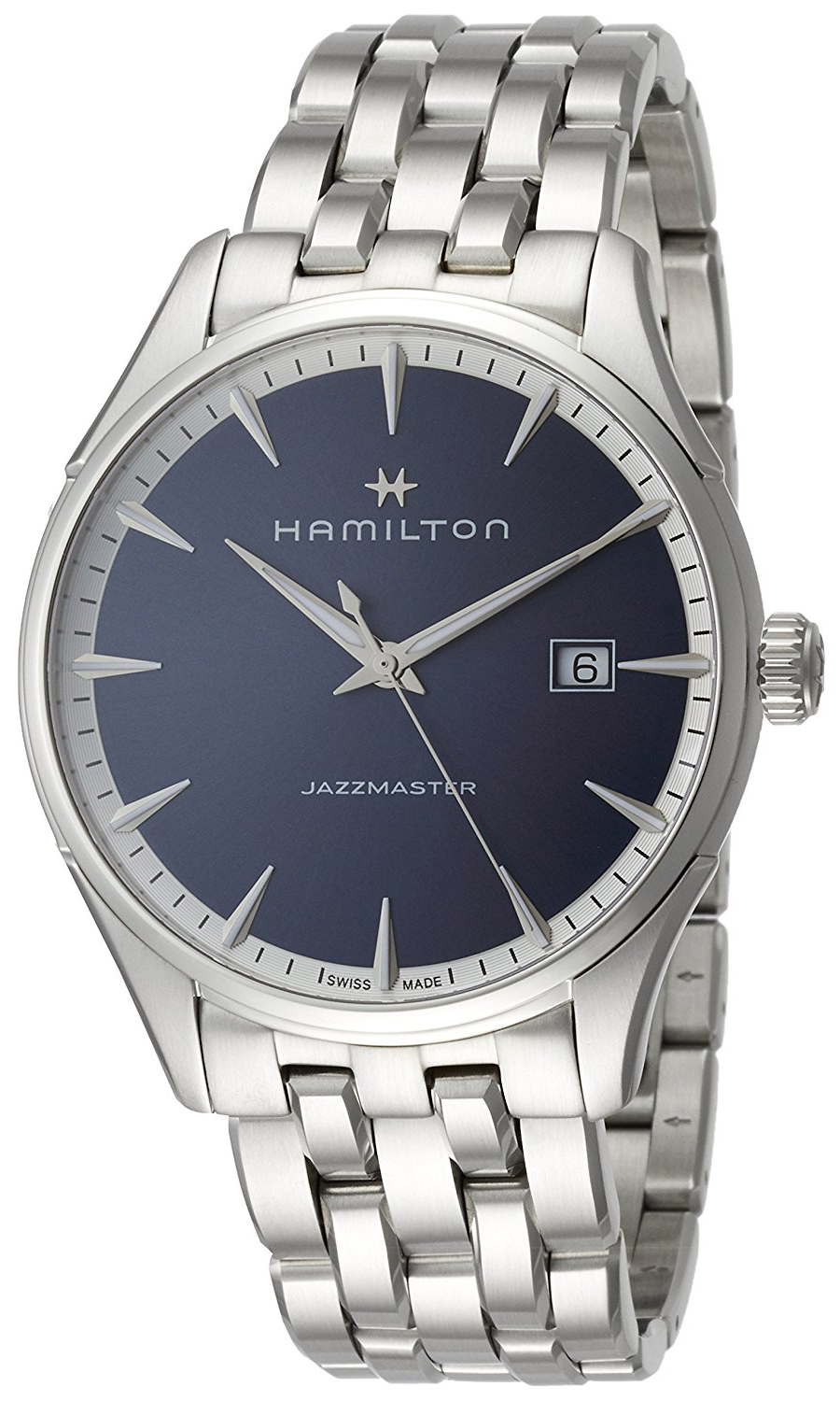 Hamilton Herrklocka H32451141 Jazzmaster Blå/Stål Ø40 mm - Hamilton