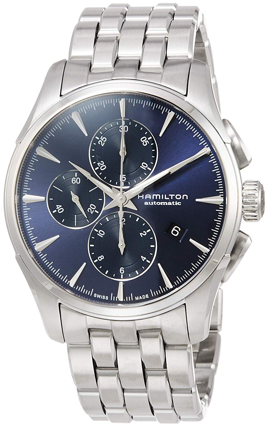 Hamilton Herrklocka H32586141 Blå/Stål Ø42 mm - Hamilton