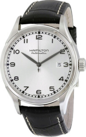 Hamilton Herrklocka H32612551 Jazzmaster Silverfärgad/Läder Ø42 mm - Hamilton