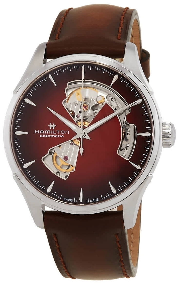 Hamilton Herrklocka H32675570 Jazzmaster Opern Heart Röd/Läder Ø40 - Hamilton