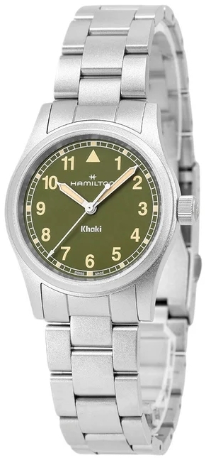 Hamilton Herrklocka H69301160 Khaki Field Gr&ouml;n/St&aring;l &Oslash;33 mm