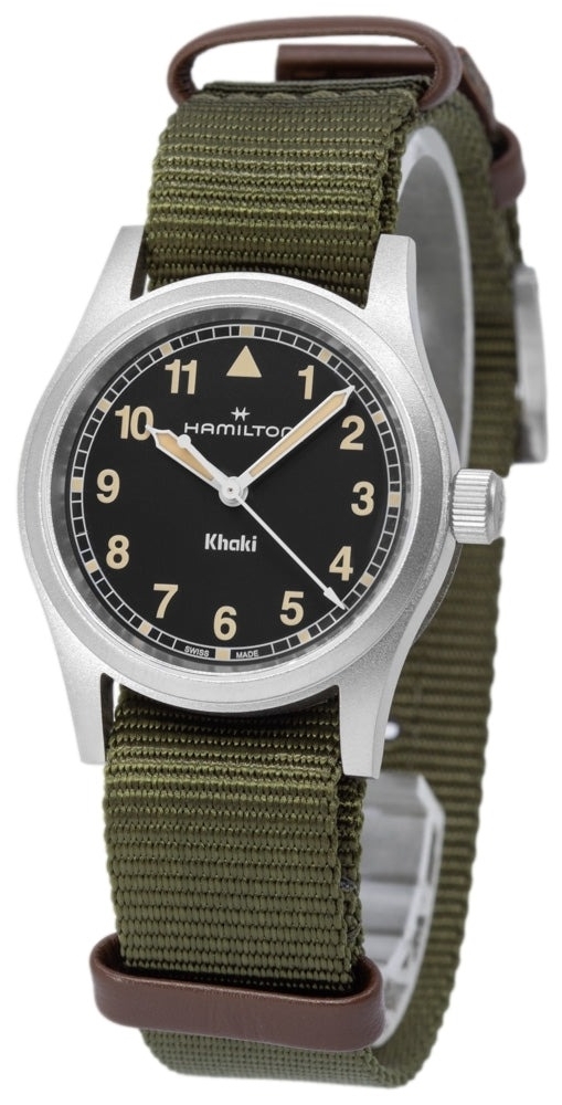 Hamilton Damklocka H69301930 Khaki Field Svart/Textil Ø33 mm - Hamilton
