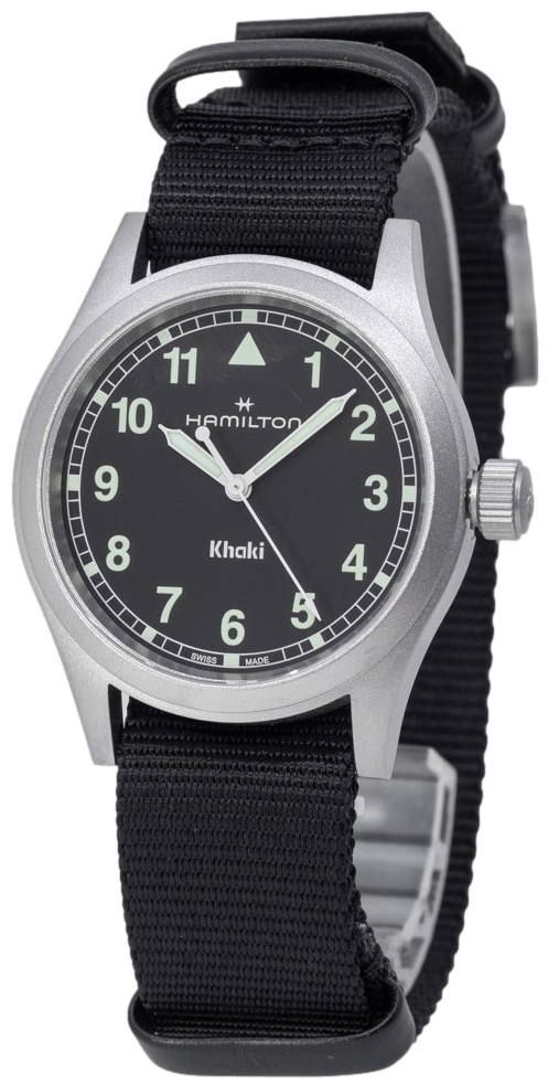 Hamilton Herrklocka H69401430 Khaki Field Svart/Textil Ø38 mm - Hamilton