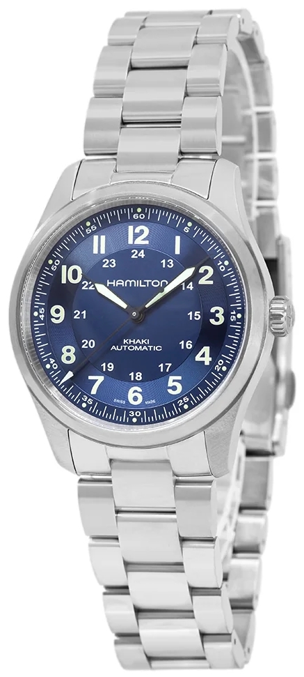 Hamilton Herrklocka H70205140 Khaki Field Blå/Titan Ø38 mm - Hamilton