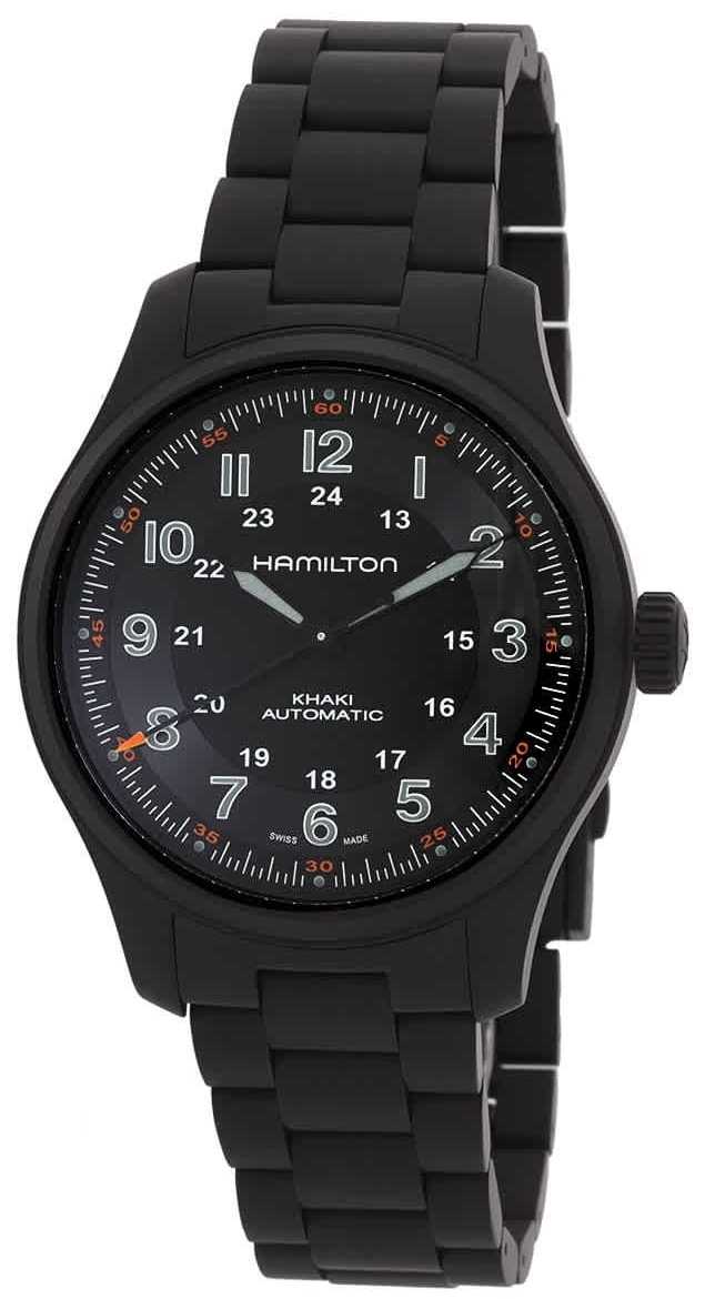 Hamilton Herrklocka H70665130 Khaki Field Svart/Titan Ø42 mm - Hamilton