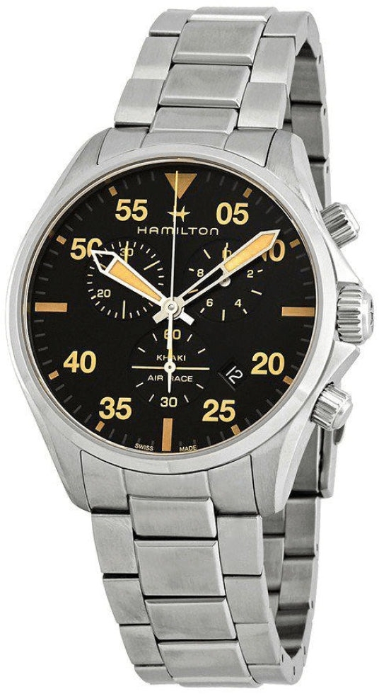 Hamilton Herrklocka H76722131 Khaki Svart/Stål Ø44 mm - Hamilton