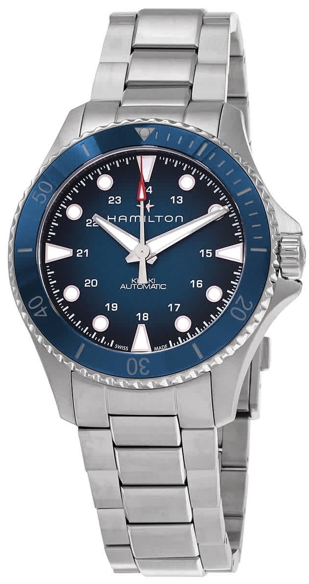 Hamilton Herrklocka H82505140 Khaki Navy Blå/Stål Ø43 mm - Hamilton