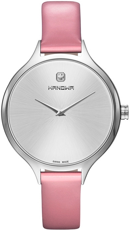 Hanowa Damklocka 16-6058.04.001.04 Glossy Silverfärgad/Läder Ø36 mm - Hanowa